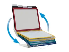 Bureaustandaard A4 Vario System Pro Met 10 tassen Grijs