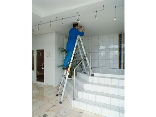 multifunctionele telescoopladder,4x4,sporten,balk L 2,5-4,2m,aluminium