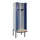 locker met bank,voor scheiding van kleding,HxBxD 2120x600x815mm,2vak