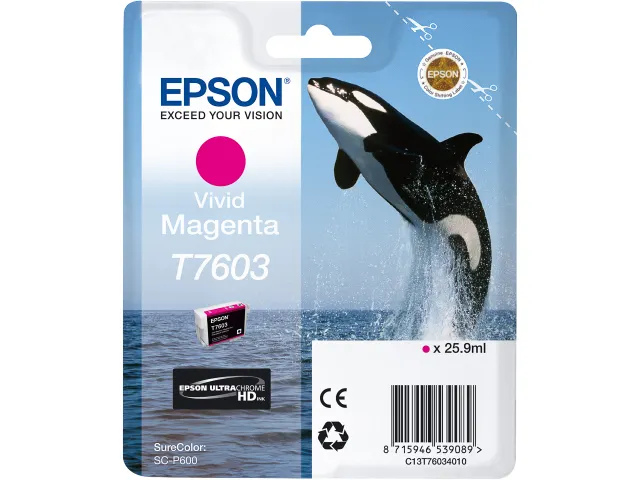 C13T76034N10 Epson SC inkt Vivid Magenta T7603 25.9 ml