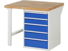 werkbank,HxBxD 890x1000x900mm,beukblad,draagverm. 750kg