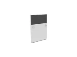 baliepaneel,v. bureau,aanbouw links,B 800mm,Bl-wit,BN8010-antraciet