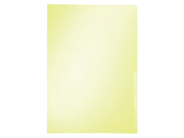 L-map Leitz premium A4 0.15mm PVC geel