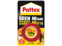 montagetape Geen Spijkers & Schroeven, tot 120kg