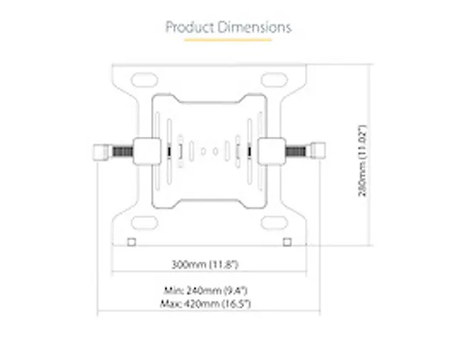 VESA Laptophouder voor monitorarm 4.5kg