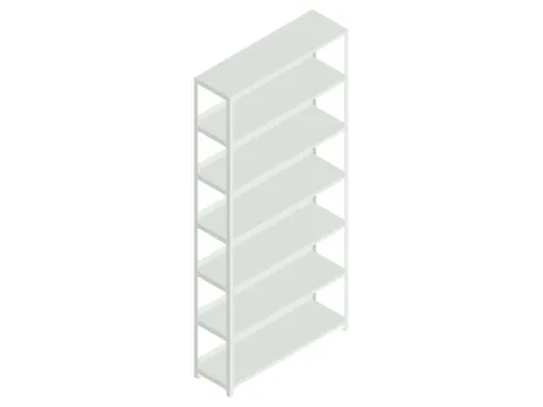 dossierstelling,grondveld,HxBxD 2200x1000x300mm,vaklast 60kg
