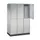 Dubbeldekse garderobekast,HxBxD 1950x1220x600mm,3x2vak.,vak B 360mm