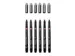 Fineliner Sakura Pigma Micron Black Edition set à 6 breedtes + gratis