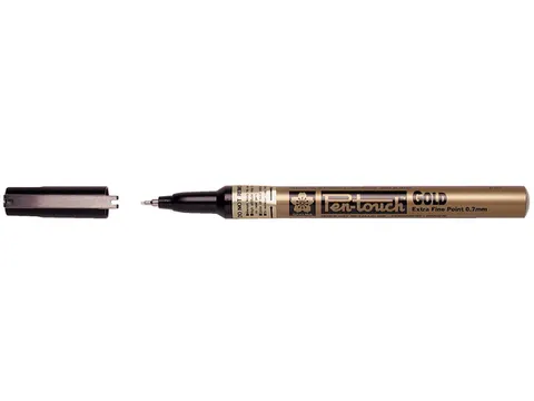 Viltstift Sakura pen-touch EF Goud 1-2mm