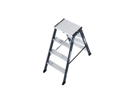 dubbele ladder,beide zijden,2x4treden,Stand H 0,4m,balk L 0,9m