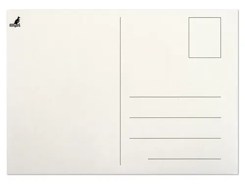 Postkaarten Kangaro blok 15 vel 300 grams aquarelpapier, A6, blanco po