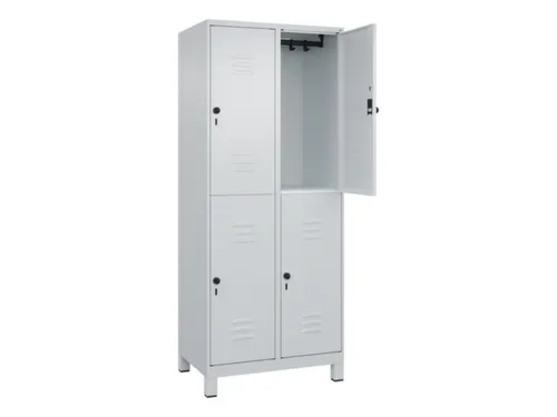 dubbeldekse locker,HxBxD 1950x800x500mm,2x2vak.,vak B 400mm