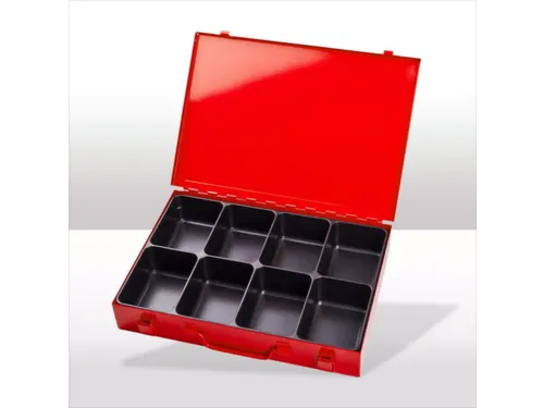 assortimentskoffer,HxBxD 50x335x240mm,8vakken