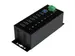 7-Port industriële USB 3.0 hub metalen USB-A hub met DIN-rail montage