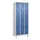 dubbeldekse locker,HxBxD 1950x750x500mm,3x2vak.,vak B 250mm