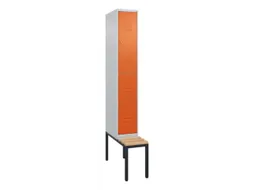 Dubbeldekse dekenkist,HxBxD 2120x300x815mm,1x2vak.,vak B 300mm