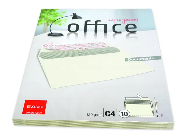 envelop Office Documento FSC C4 120 gram beige met balg 10 stuks