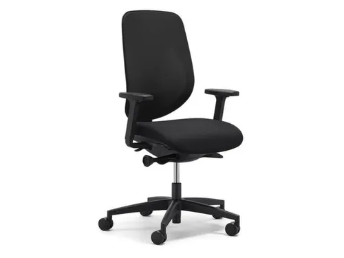 Giroflex Bureaustoel 353 met automatic-move mechanisme Zwart