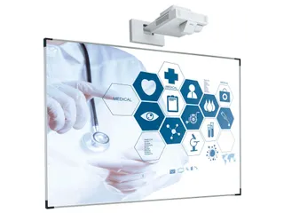 Projectiebord 120x214cm 16:9 mat wit Extraflat - 1