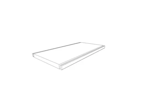 inlegbodem,v. scheidingswand,BxD 860x390mm,ingelegd,decor notenboom