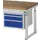 schuiflade-onderbouw v. werkbank HxBxD 440x580x600mm 3laden RAL5010