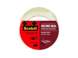 Verpakkingstape Scotch Secure Seal 50mmx50m transparant - 1