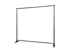 Beurswand Flex Wall L zwart frame