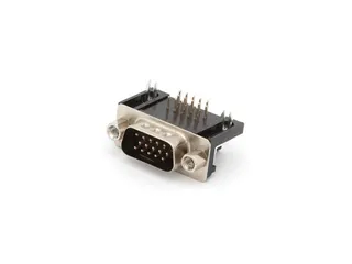 Mannelijke 15-Pin Sub-D Connector - Hoge Dichtheid - Voor Pcb Montage - 1