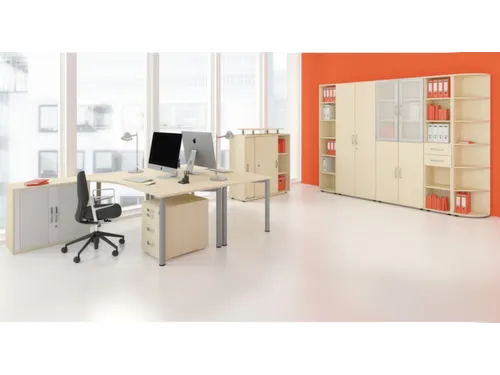 In Hoogte Verstelbaar Bureau 680-800X1200X800Mm Blad Wit 4-Voeten