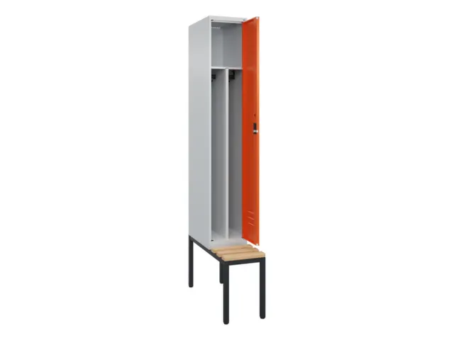 locker voor scheiding van kleding,HxBxD 2120x300x815mm,1vak