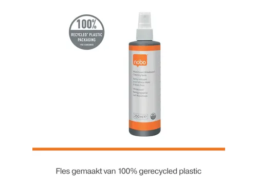 Whiteboardreinigingsspray Nobo waterbasis 250ml