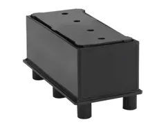 Opvangbak Hdpe 870x470x415mm V. 2x60l M. Poten Pe Plaat 60l