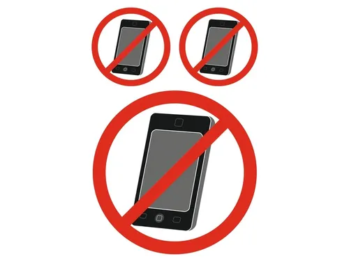Waarschuwing Etiket Herma 5784 Telefoon Verboden 3 stuks