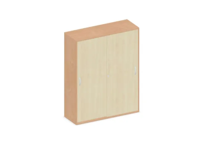 Schuifdeurkast 1540x1200x430mm Romp Beuken Decor Front Esdoorn