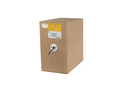 Bulk CAT6 Ethernet kabel Stranded CM Blauw 305 Meter