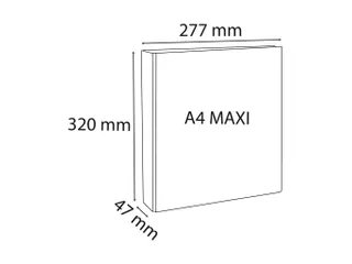 Ringmap Pp Personaliseerbaar Kreacover 2D-Ringen 30mm A4 Maxi Wit - 5