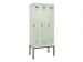 locker voor scheiding van kleding,HxBxD 2120x900x500mm,3vak