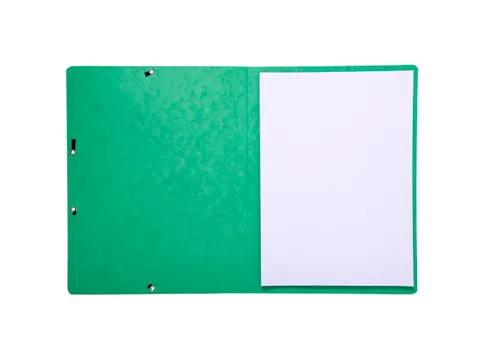 Elastomap zonder klep glanskarton 355gm² A4 Groen