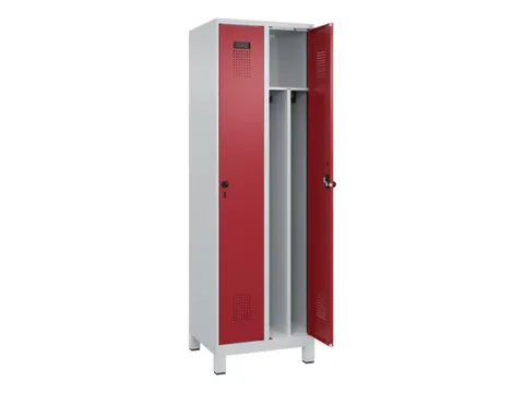 locker voor scheiding van kleding,HxBxD 1950x600x500mm,2vak