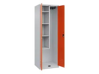 schoonmaakkast,HxBxD 1850x600x500mm,links 4vakken - 2