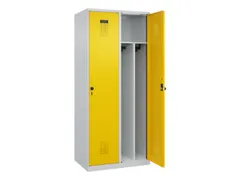 locker voor scheiding van kleding,HxBxD 1850x800x500mm,2vak