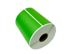 Gekleurde verzendlabels op rol 102x152mm Groen 2800 etiketten