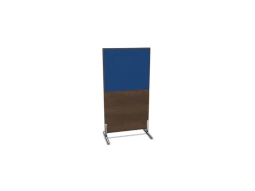 scheidingswand,HxB 1545x800mm,NV bruin hickory,BN6016-blauw