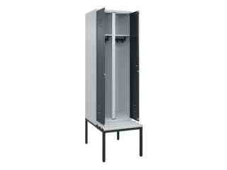 locker voor scheiding van kleding,HxBxD 2120x600x815mm,2vak - 2