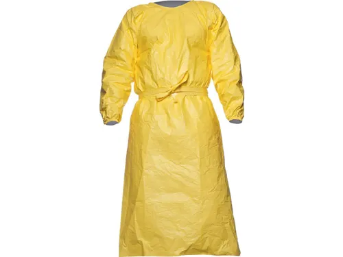 DuPont Tychem C wegwerp schort, geel, maat L-XL, per stuk