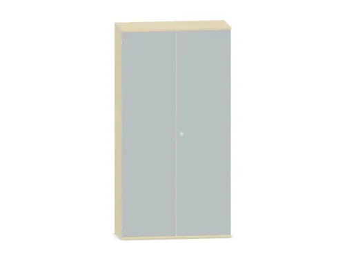 Kantoorkast 1920x1000x430mm Decor Romp Esdoorn Decor Front Lichtgrijs