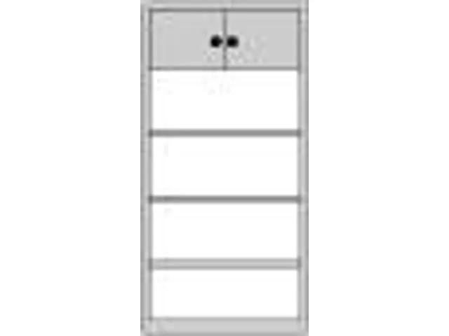 Documentenkluis 1950x1200x500mm 3 Legborden Waardekluis Ral 7035