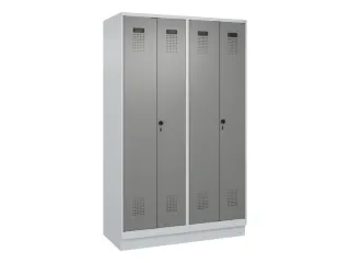 locker voor scheiding van kleding,HxBxD 1950x1200x500mm,4vak - 2