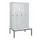 locker met bank,HxBxD 2120x1200x815mm,4vak,vak B 300mm,draaigrendel