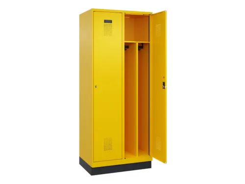 locker voor scheiding van kleding,HxBxD 1950x800x500mm,2vak